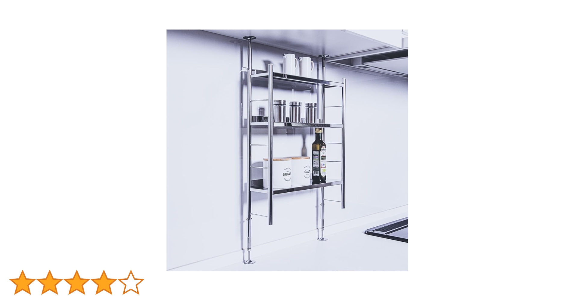 Amazon｜燕三条 ステンレス 調味料ラック スリム 日本製 つっぱり式